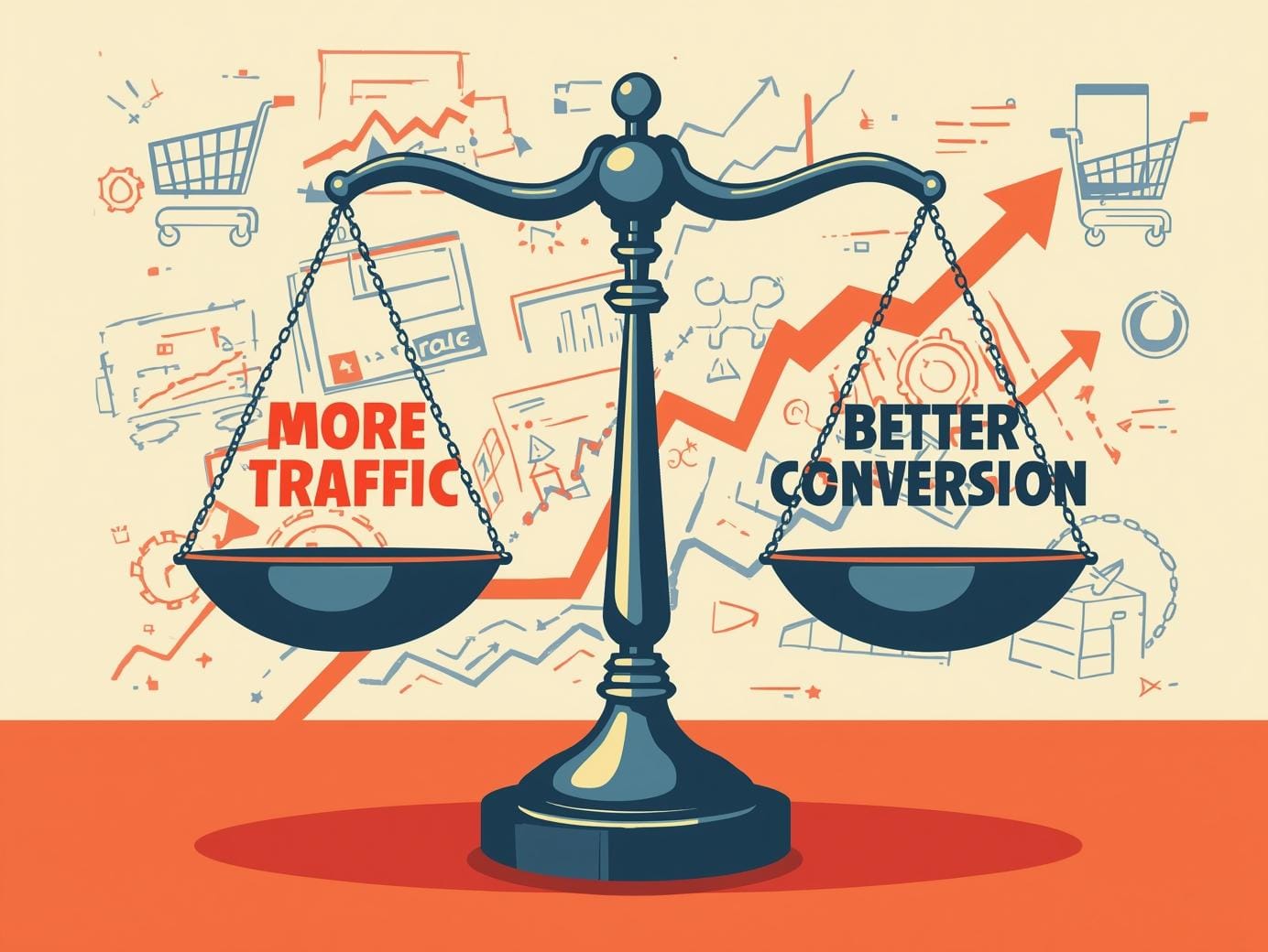 Ecom Sellers: More Traffic or Better Conversion?